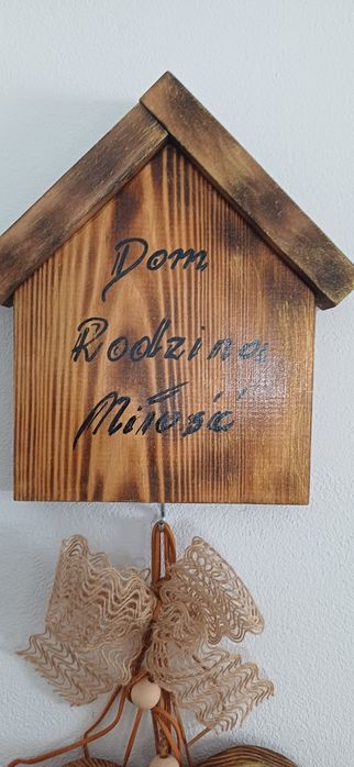 Piękne serca z domkiem handmade
