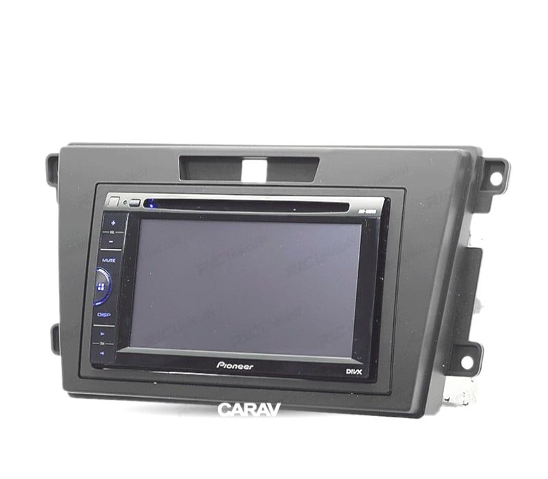 MOLDURA ADAPTADOR PRETO PARA RADIO 2-DIN PARA MAZDA CX-7 06-12