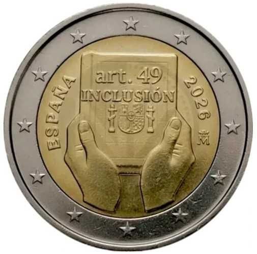 Moeda comemorativa 2 euros UNC desde €2,50