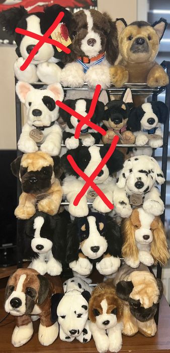 Реалістичні собаки keel toys,Gund,Russ,Aurora