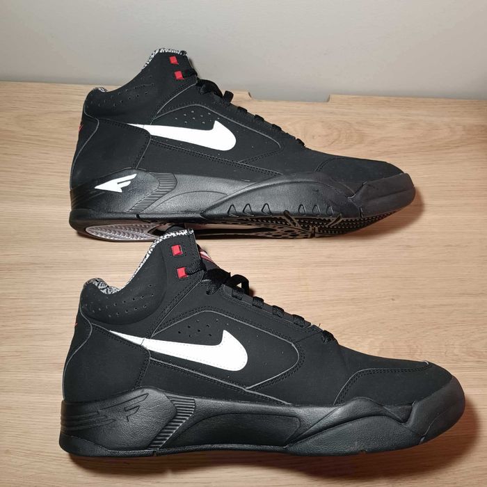 Nike Air Flight Lite Mid r. 45 (29 cm) Black/White-Varsity Red