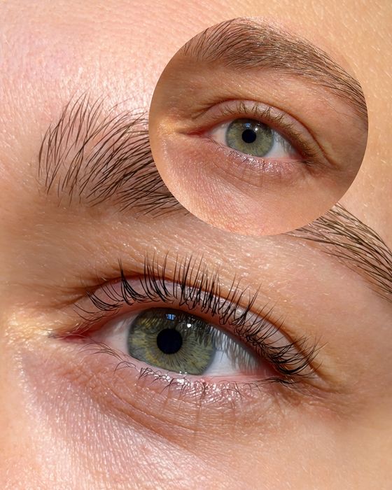 Laminacja brwi rzęs lifting