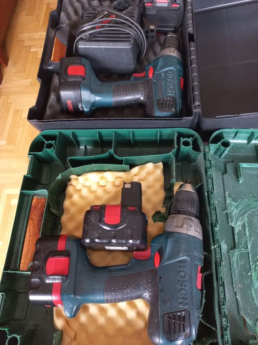 Komplet wiertarka + wkrętarka z udarem