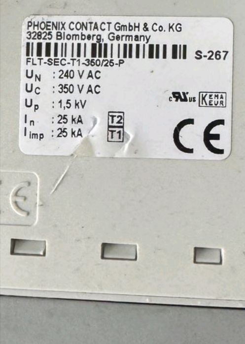 УЗИП Захист від перенапруги Phoenix Contact sys-set 2880448