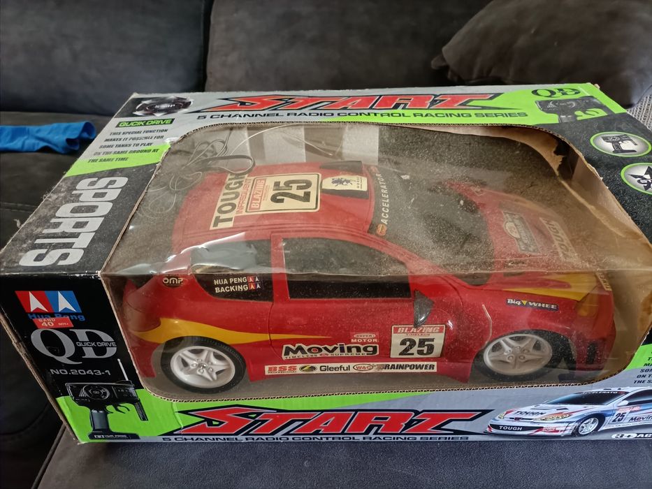 Carro radio control bateria