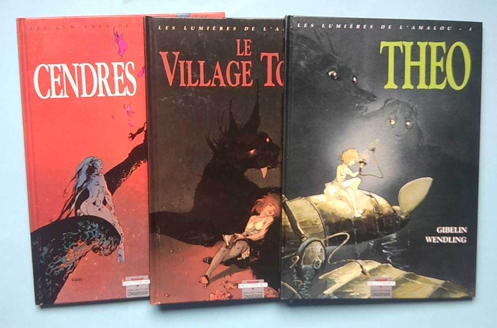 Les lumières de l'Amalou - 3 volumes - Ed. Delcourt 5EUR cada
