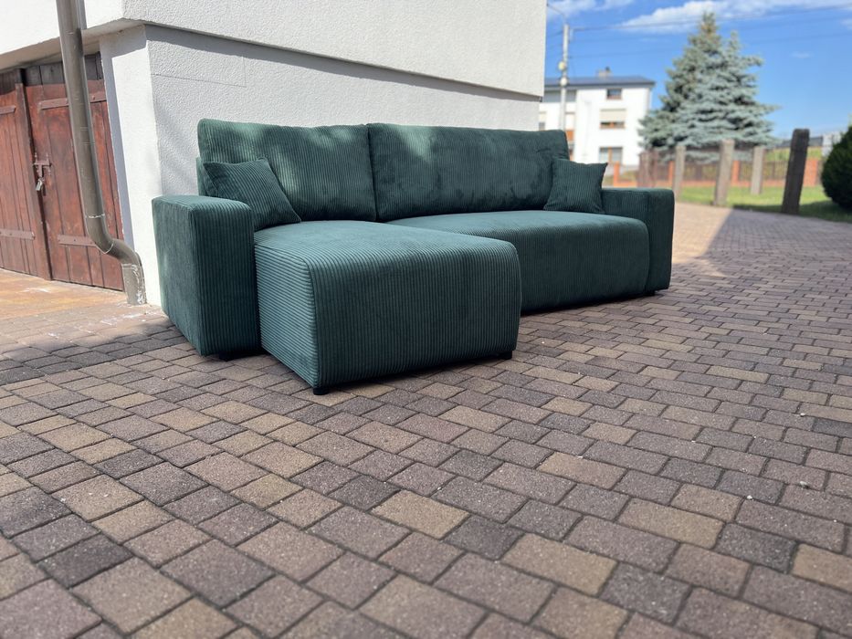 NOWY narożnik z funkcją spania, sofa i kanapa