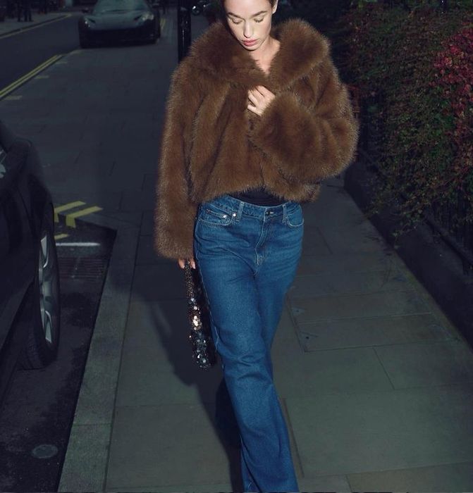 Шоколодна шуба, zara