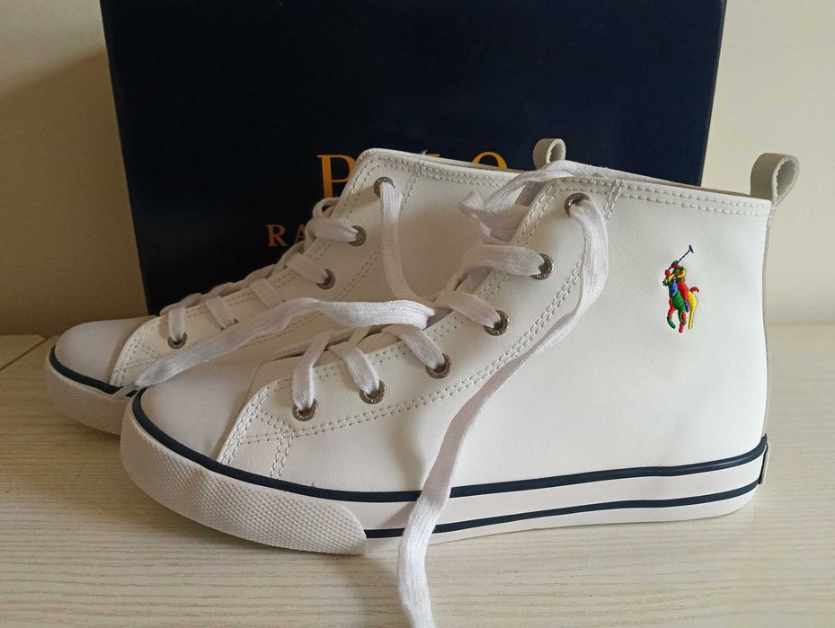 Ralph Lauren nowe oryginalne białe buty dla dziecka rozm. 35