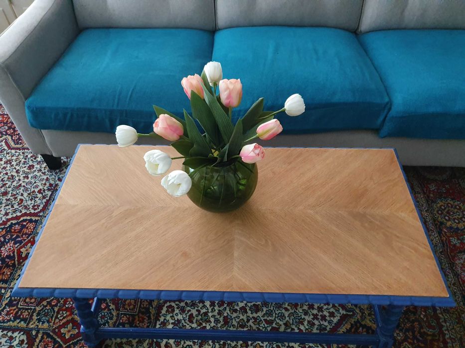 Stolik kawowy ława – oryginalna odnowiona Budapeszt