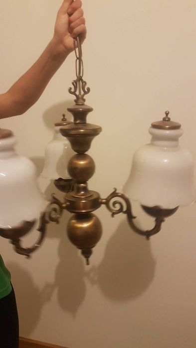 Candeeiro médio castanho