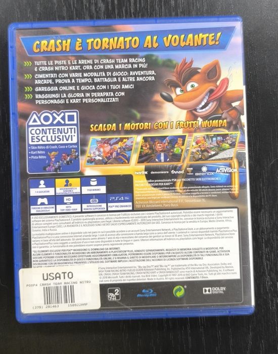 Crash team racing PlayStation 4