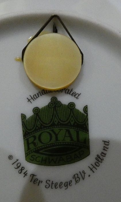 Pratos pintados à mão