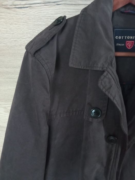 Kurtka parka ocieplana Cottonfield M brązowa