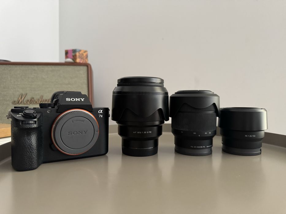 Sony A7II + Viltrox 85mm f1.8 II FE + Sony 50mm f1.8 FE + Sony 28-70