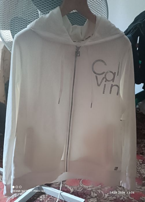Nowa Bluza rozpinana damska Calvin Klein XL z USA Oryginał Cyrkonie