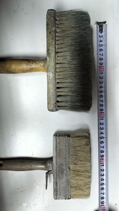 Pędzle malarske ławkowiece z PRL