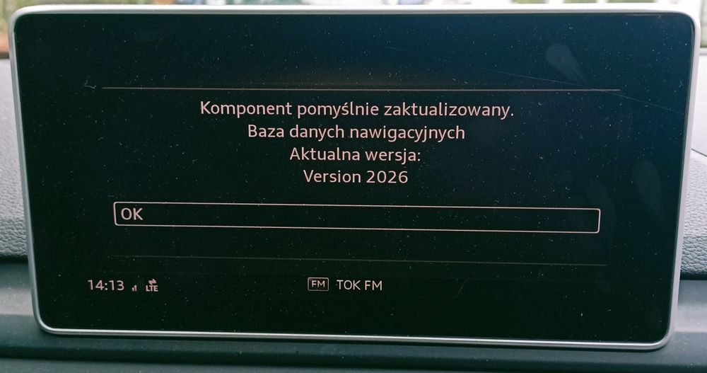 Mapy Audi CarPlay i Android Auto  MIB2 4G MHI2 MHS2 MIB 2 MHI2Q 2026