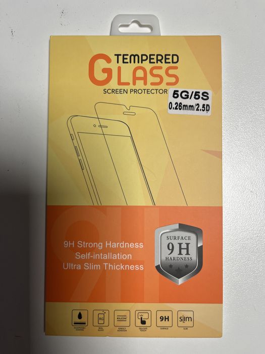 Protetor de ecrã iPhone 5, 5S, 5C e SE