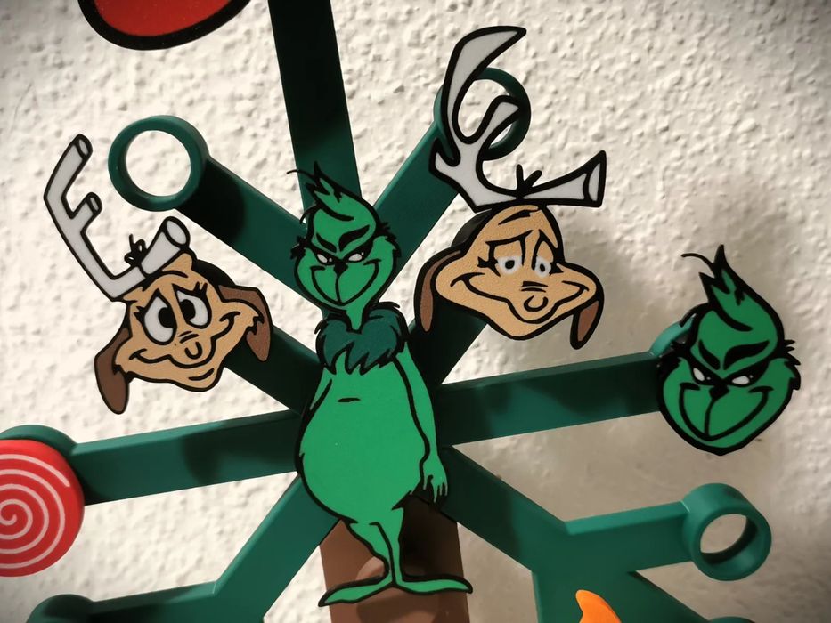 Giant Grinch and Max Figure for Christmas Decoration