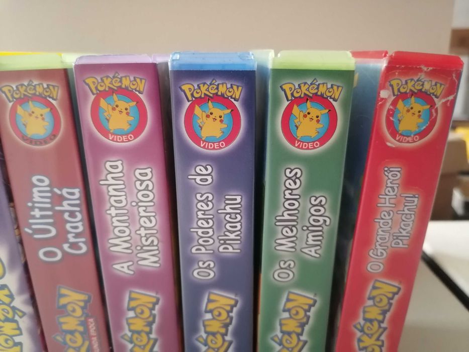 Pokémon coleção 8 VHS Aceito Pi