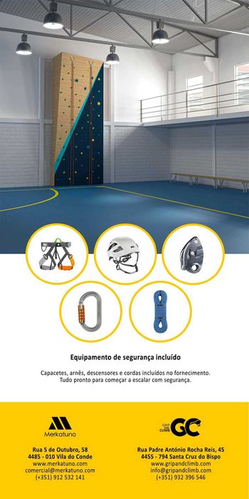 PAREDES DE ESCALADA PARA ESCOLAS – PRONTAS A INSTALAR