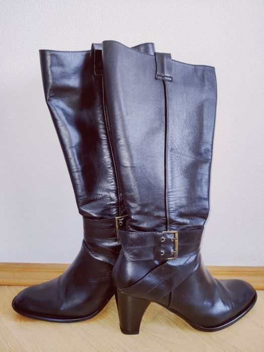 Сапоги/чоботи жіночі шкіряні оригінальні італійські. Fellini.