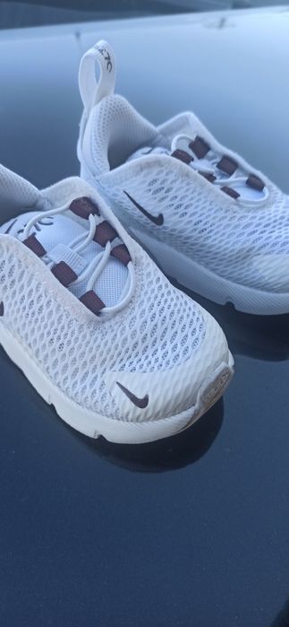 Дитячі Кросівки Nike Air Max 270 TD «Білий платиновий фіолетовий» 21 розмір