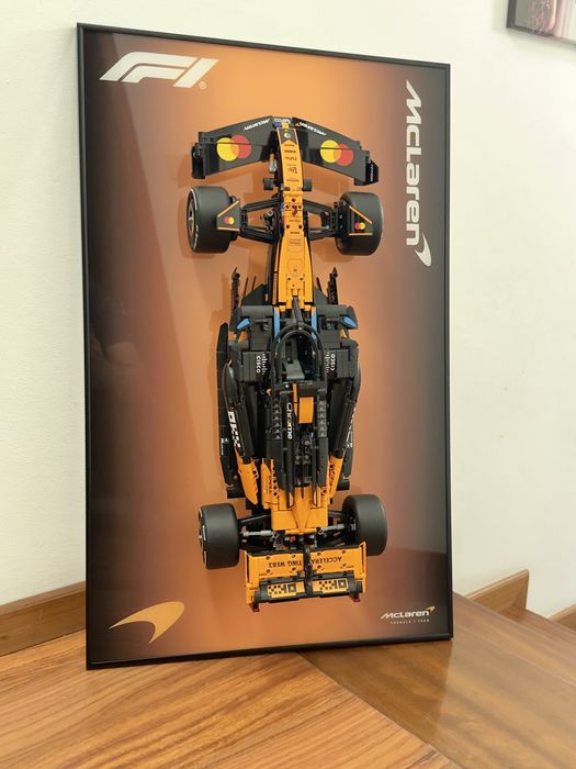 Quadro LEGO McLaren F1 MCL39 (2026) em Acrílico e Alumínio