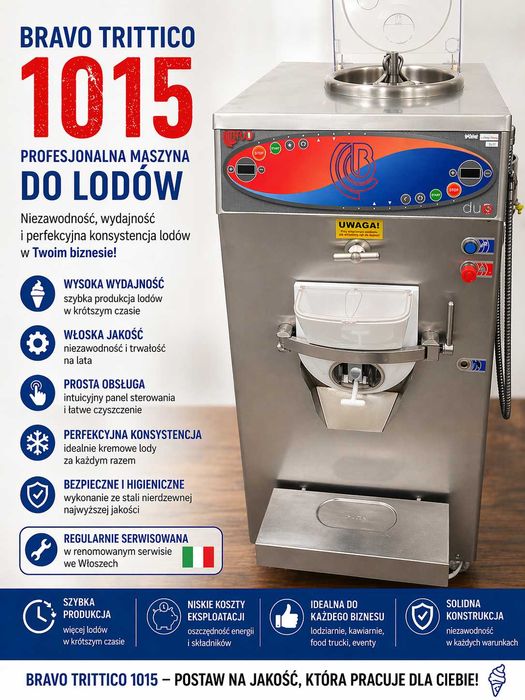 Maszyna do lodów Bravo Trittico 1015