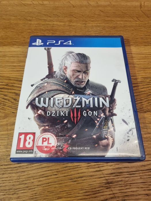 Wiedzmin 3 dziki gon, edycja premierowa, język polski, ps4, ideał!