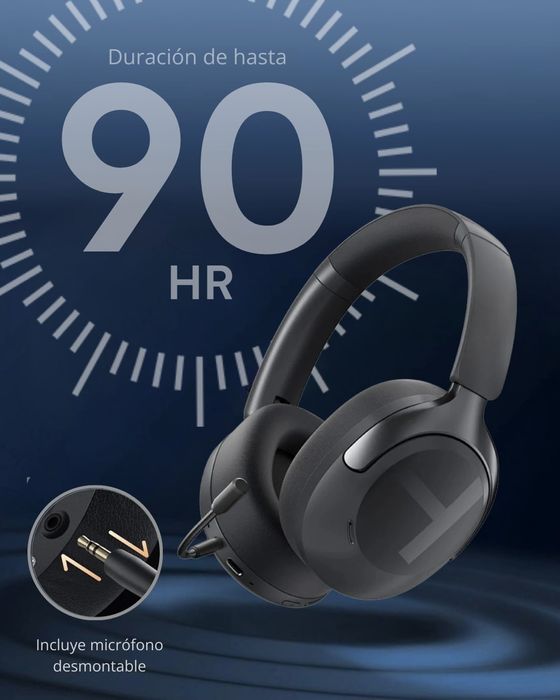 Топ! Навушники Haylou S40 ANC,LDAC, Hi-Res 3DBlack,Бездротові BT 6.0