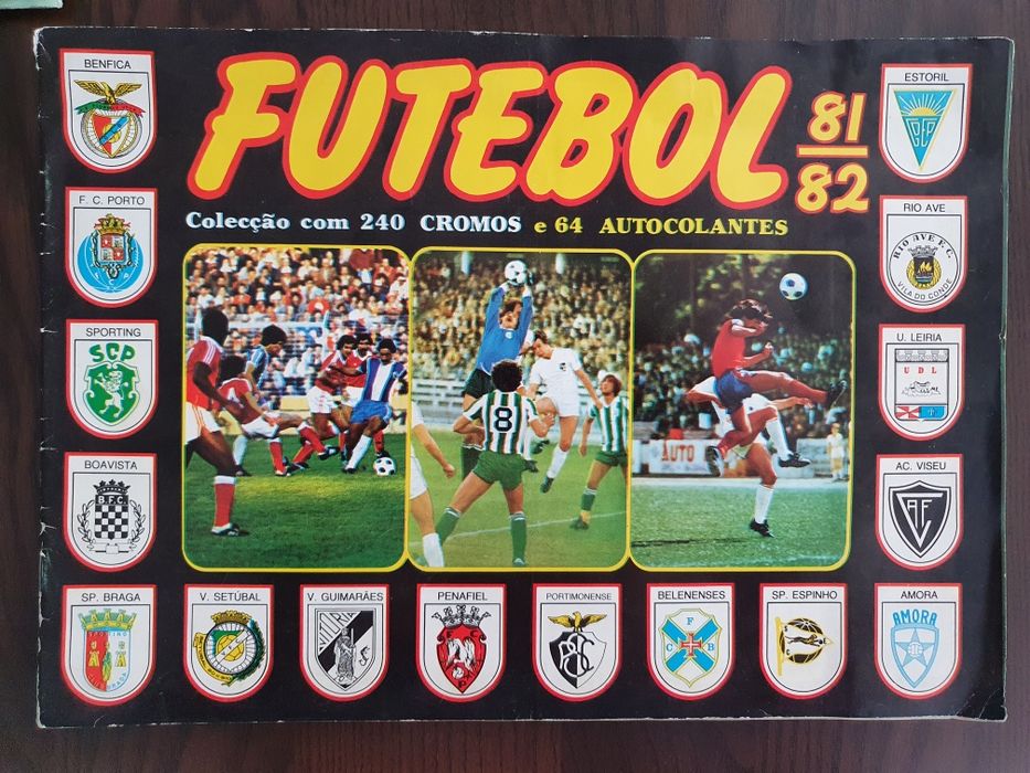 Vendo caderneta futebol português época 81/82