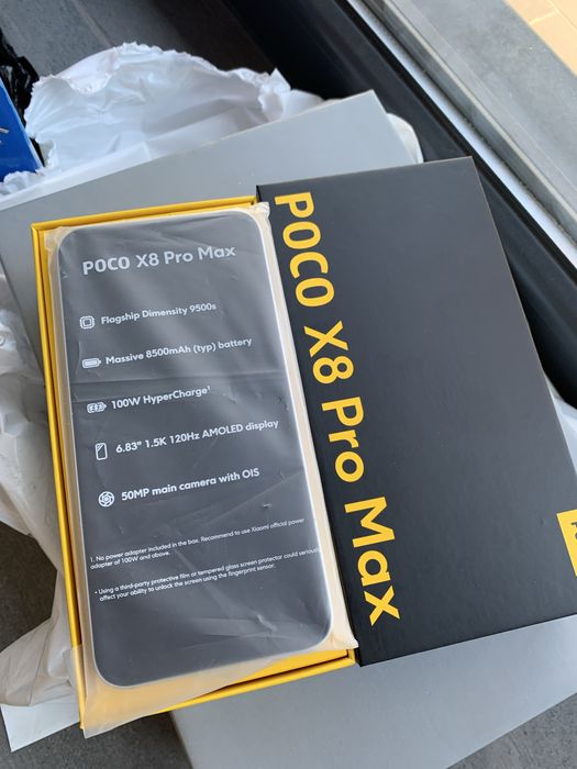 Poco X8 Pro max 12/256 black and white