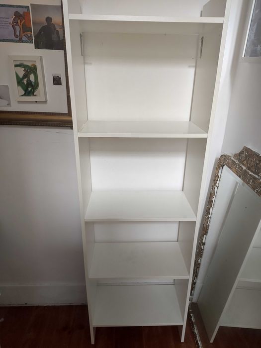 Estante branco longo 160x50