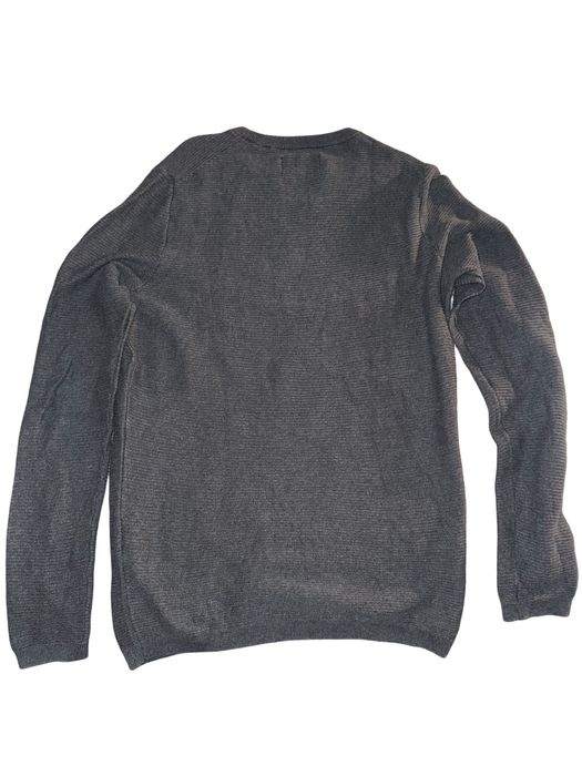 Tom Tailor, szary, męski sweter, 100% bawełna, rozmiar L