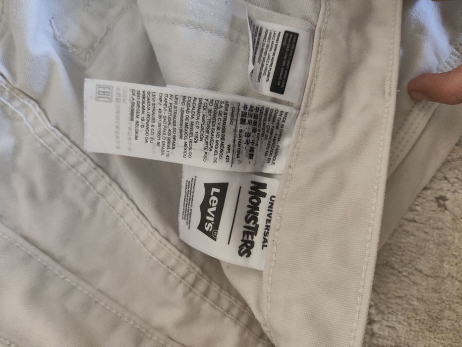 Рідкісні вінтажні штани Levi's x Universal Monsters (W30 L32) Carpenter / Оригінал (з нюансом)