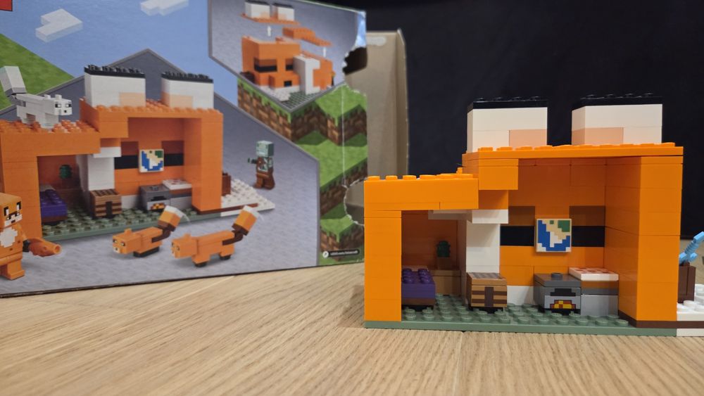 Minecraft Lego 21178 siedlisko lisów