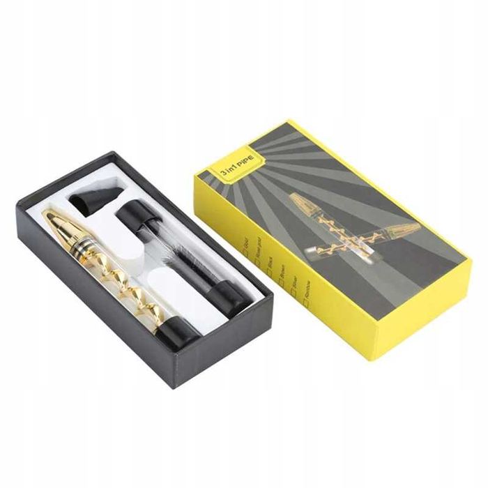 Szklana Fajka Joint Blunt Rurka Śruba Lufka THC CBD Marihuana Prezent