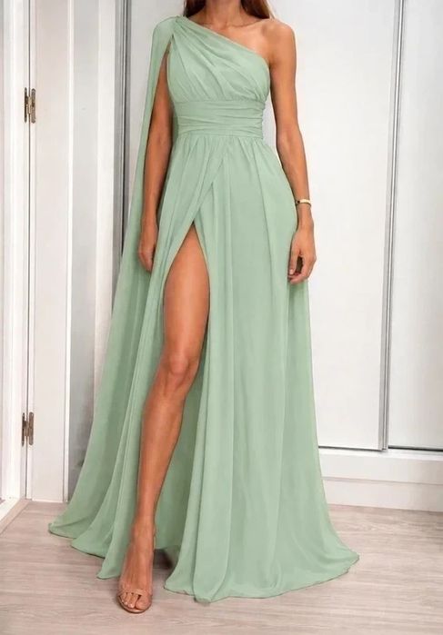 Vestido de cerimonia comprido
