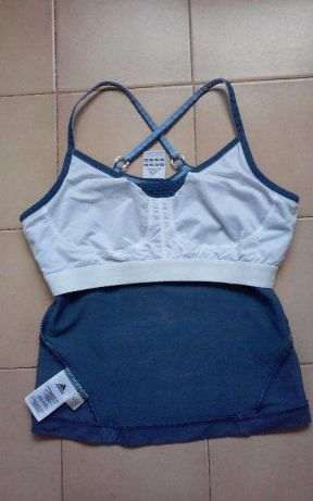 Top blusa desportiva técnica Adidas soutien incorporado