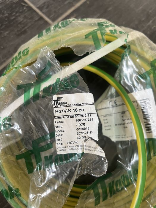 Kabel uziemiajacy