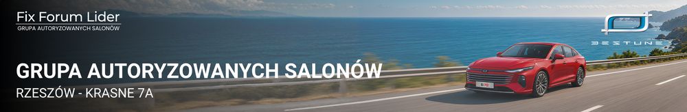 FIX FORUM LIDER Autoryzowany salon i serwis BESTUNE - Oddział Rzeszów top banner