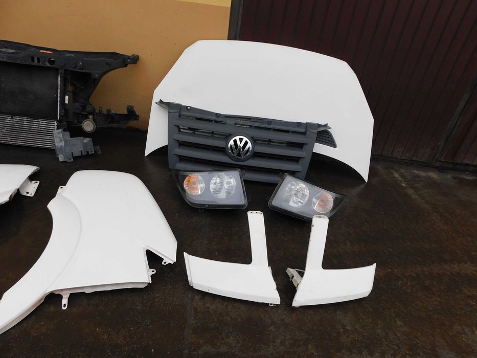 VW Crafter przód kompletny maska chłodnice zderzak lampy błotniki OEM