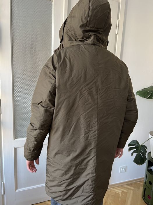 Płaszcz puchowy męski ciepły House L/XL z kapturem kurtka