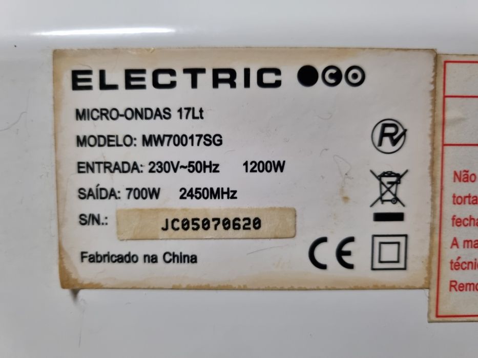 Microondas Electric