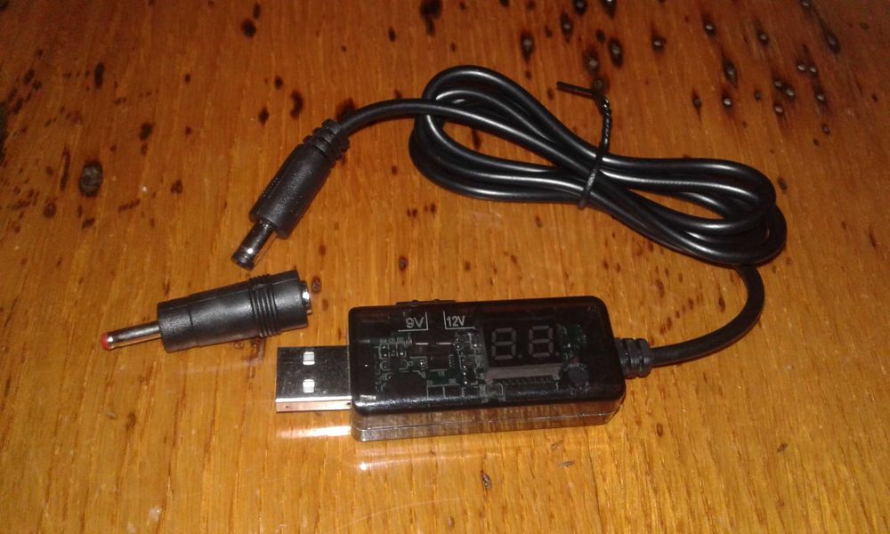 Преобразователь в 9 вольт и 12 вольт. Для питания роутера