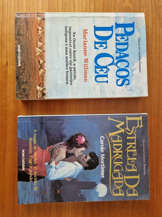 Conjunto 2 livros romances