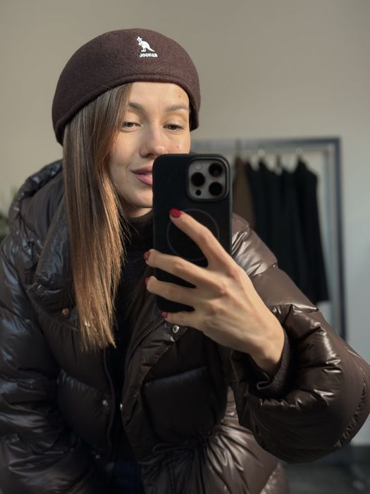 Kangol кепка чорна та коричнева