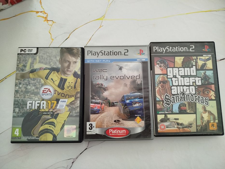 Pack 3 jogos PS2/PC